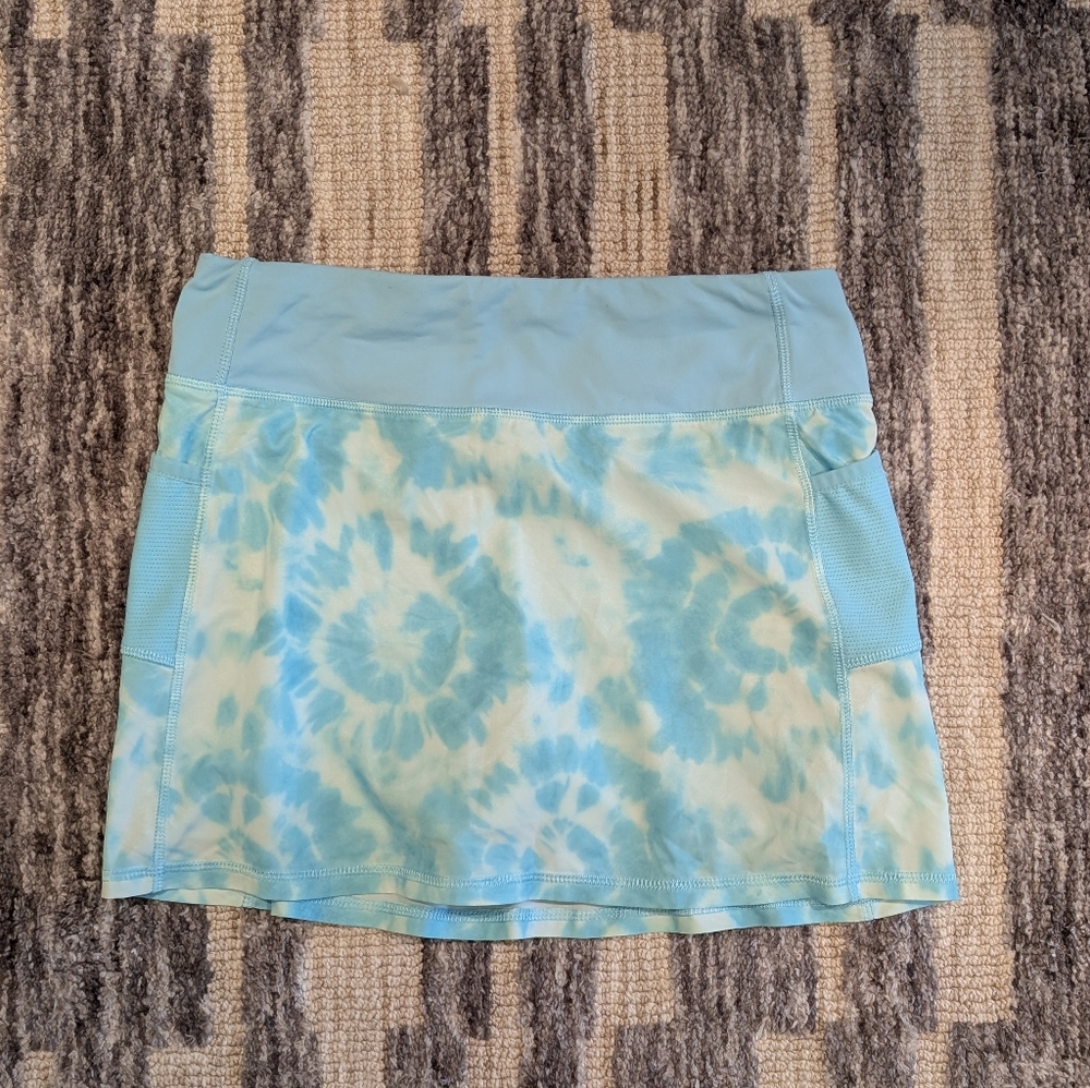 Blue Tie-Dye Girl's Skirt
